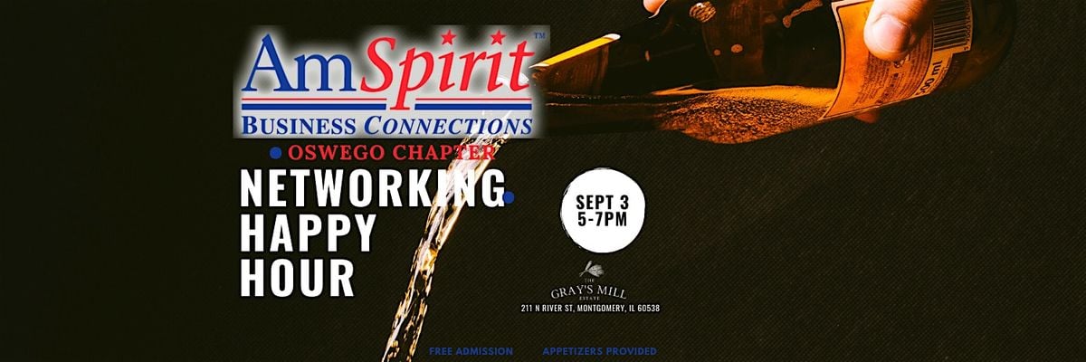 AmSpirit Oswego Chapter Networking Happy Hour, 3 September | Event in Montgomery | AllEvents