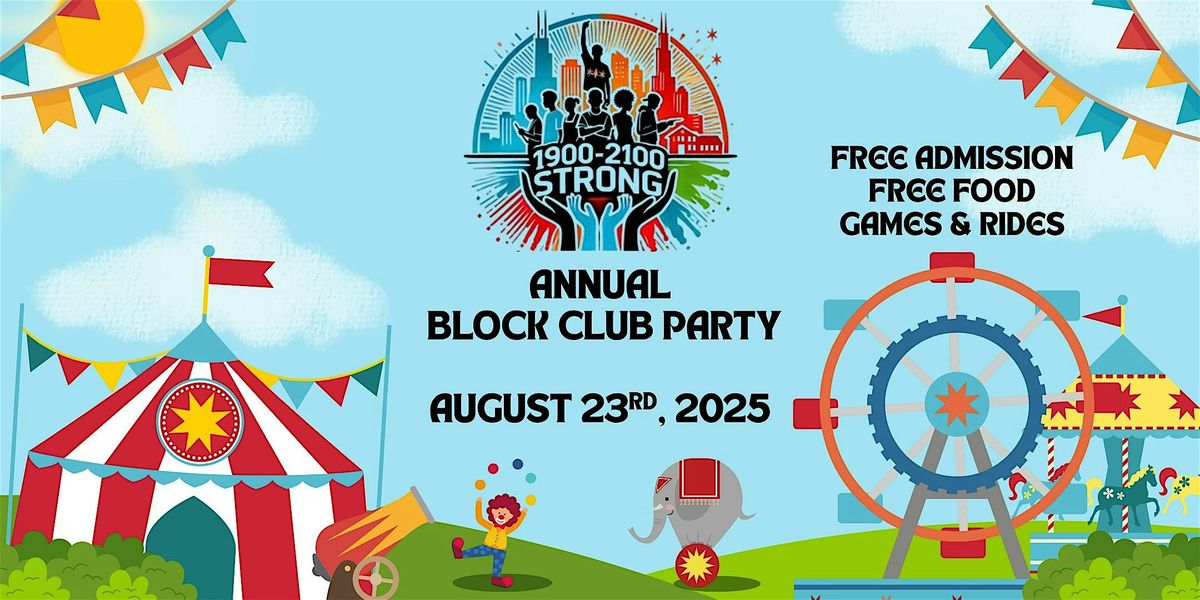 1900-2100 STRONG BLOCK CLUB 2025, 23 August | Event in Chicago | AllEvents