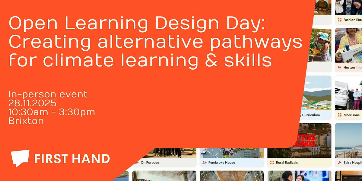 Open Learning Design Day, 28 November | Event in London | AllEvents