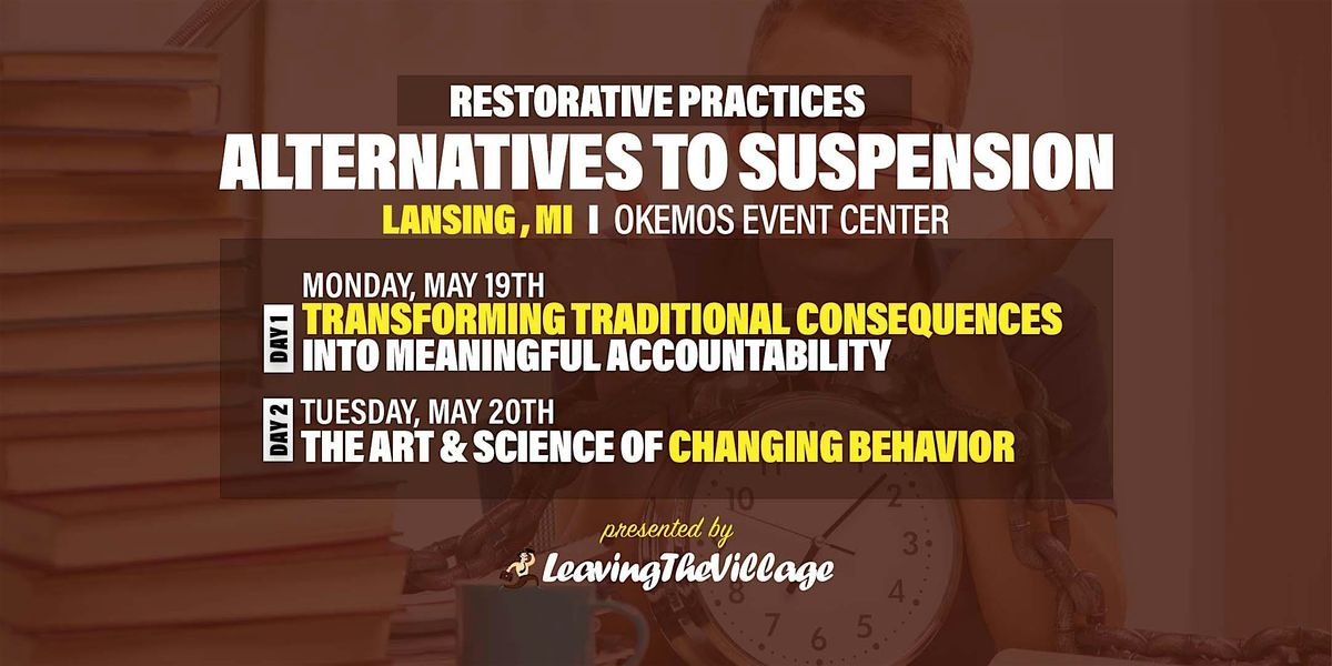 Alternatives To Suspension (Lansing), 19 May | Event in Okemos | AllEvents