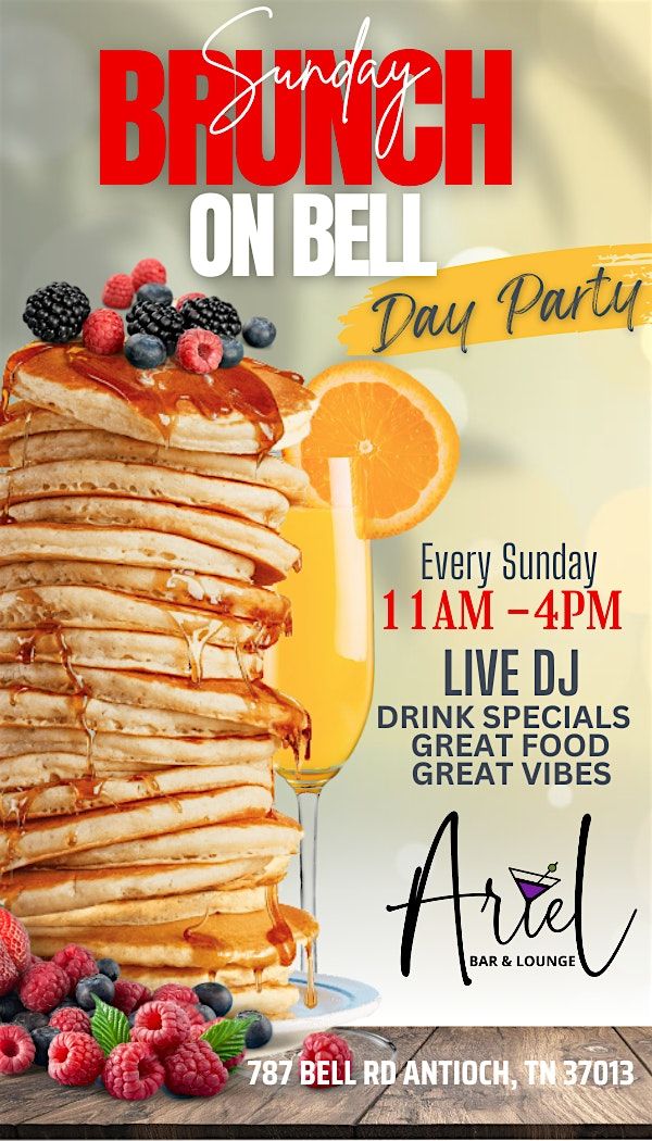 Ariel Bar and Lounge: Brunch on Bell  —EVERY Sunday | Event in Nashville | AllEvents