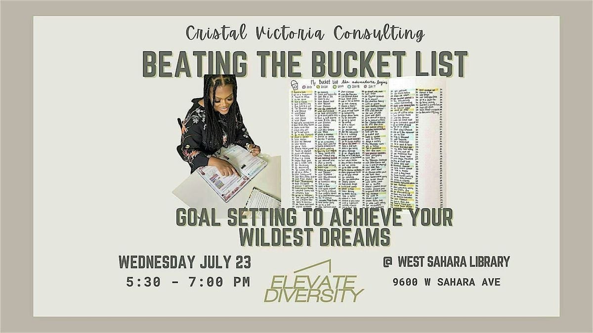 Beating the Bucket List with Cristal Victoria!, 23 July | Event in Las Vegas | AllEvents