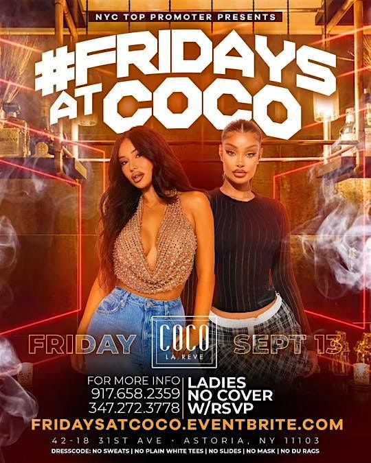 LADIES N FREQUENCY AT COCO LA REVE NIGHTCLUB, 4 July | Event in Queens | AllEvents