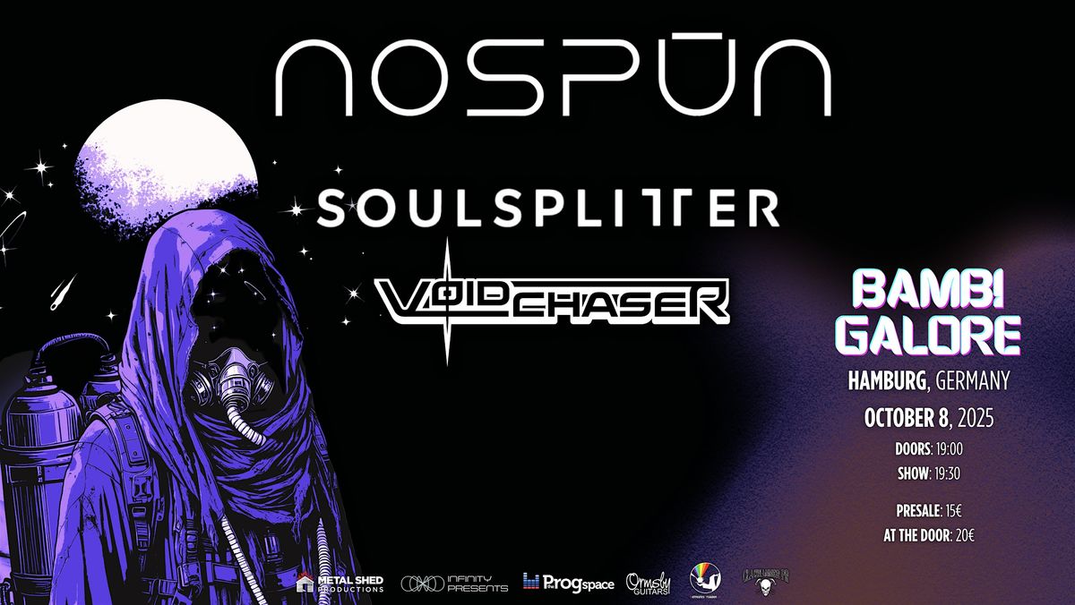 A Progressive Metal Evening with Nospūn, Soulsplitter & Voidchaser, 8 October | Event in Hamburg | AllEvents