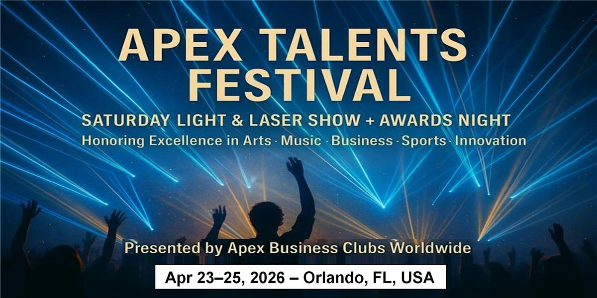 Saturday – The Apex Awards Gala Night in Orlando, FL, USA, 23 April | Event in Orlando | AllEvents