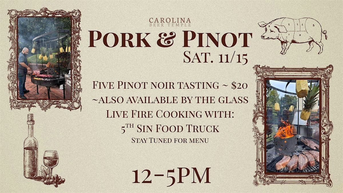 Pork & Pinot, 15 November | Event in Matthews | AllEvents
