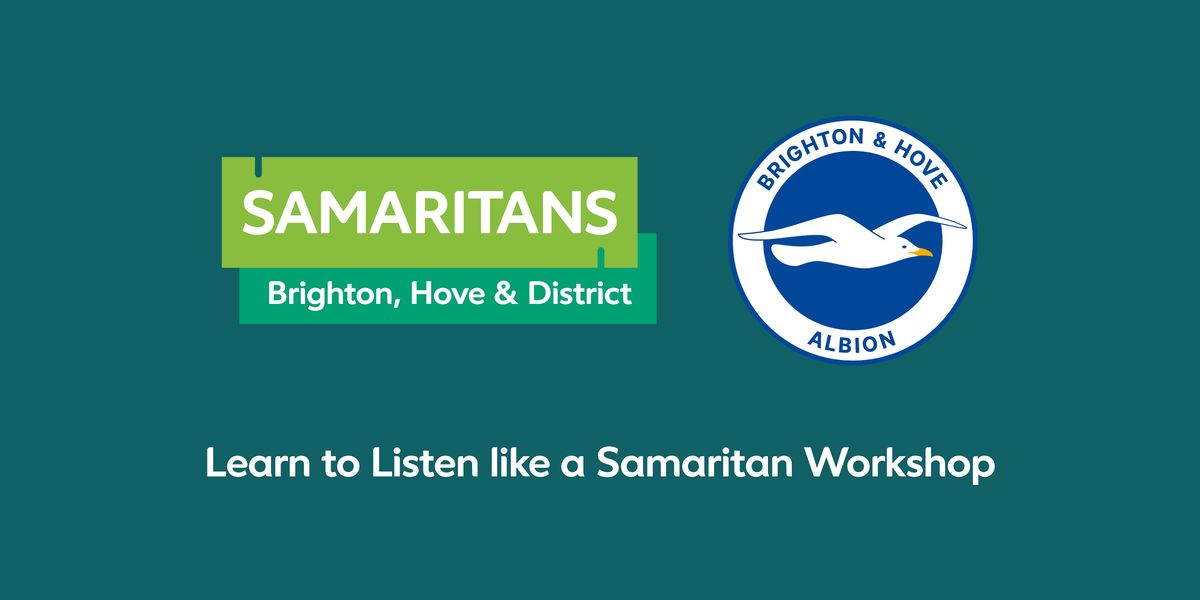 Learn to Listen like a Samaritan Workshop, 11 December | Event in Brighton and Hove | AllEvents