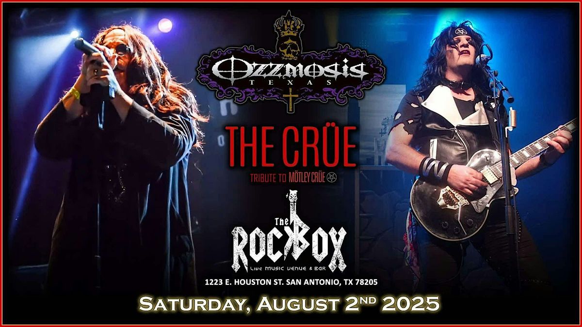 THE CRUE and OZZMOSIS tributes to Motley Crue and Ozzy Osbourne, 2 August | Event in San Antonio | AllEvents