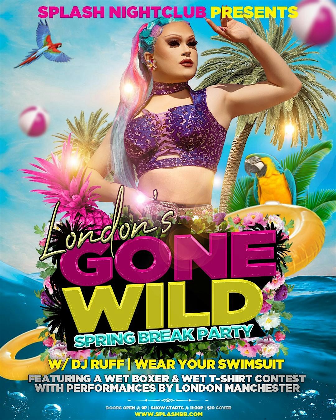 London's Gone Wild Spring Break Party, 29 March | Event in Baton Rouge | AllEvents