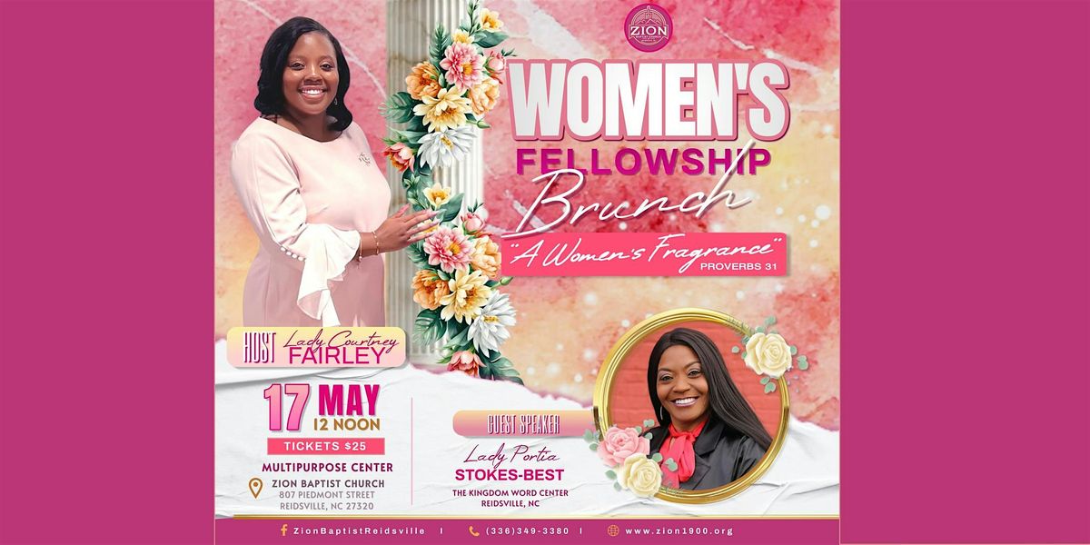 Women's Fellowship Brunch, 17 May | Event in Reidsville | AllEvents