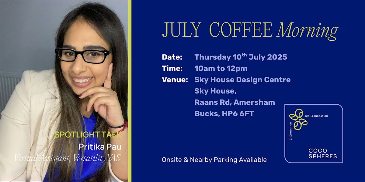 CoCoSpheres Business Networking Coffee Morning, 10 July | Event in Amersham | AllEvents