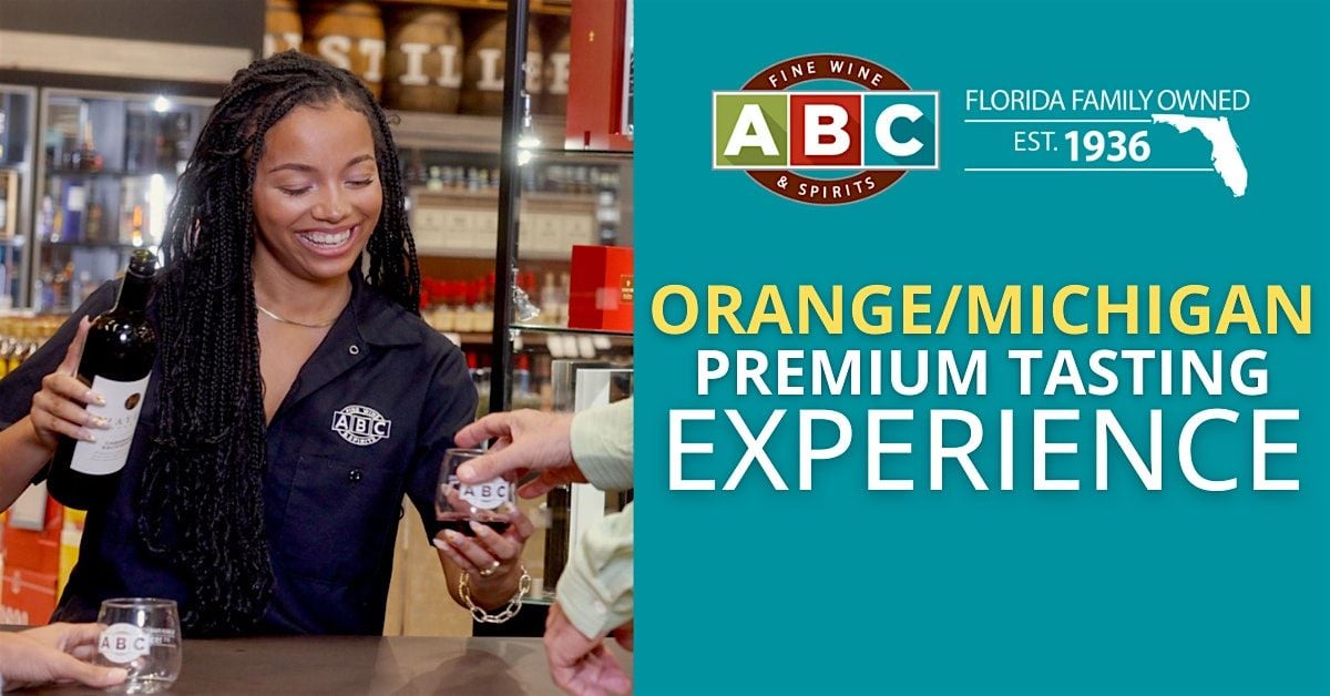 Premium Tasting Experience at ABC Orange/Michigan, 10 September | Event in Orlando | AllEvents