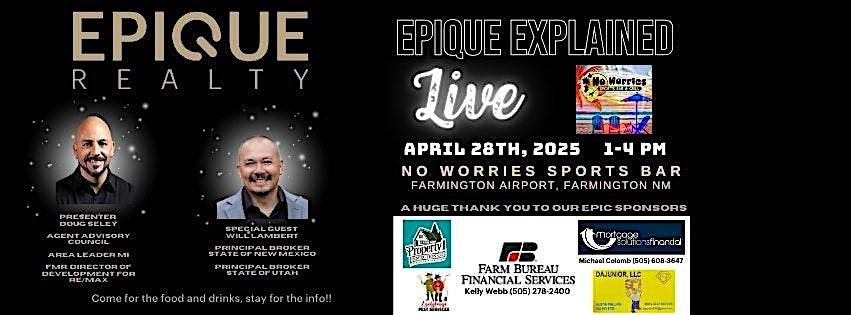 EPIQUE REALTY EXPLAINED | Event in Farmington | AllEvents