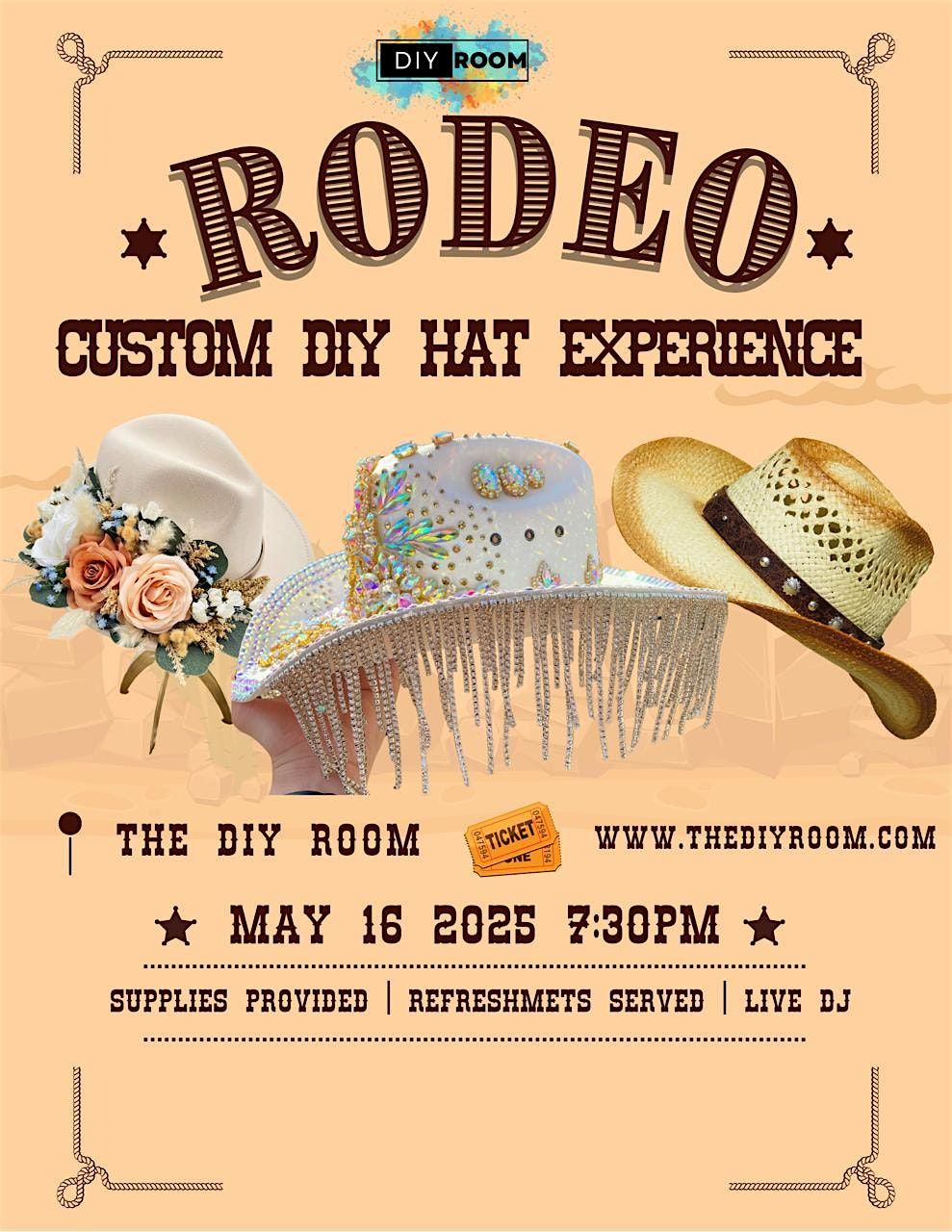 Rodeo Day at The DIY Room, 16 May | Event in Tampa | AllEvents