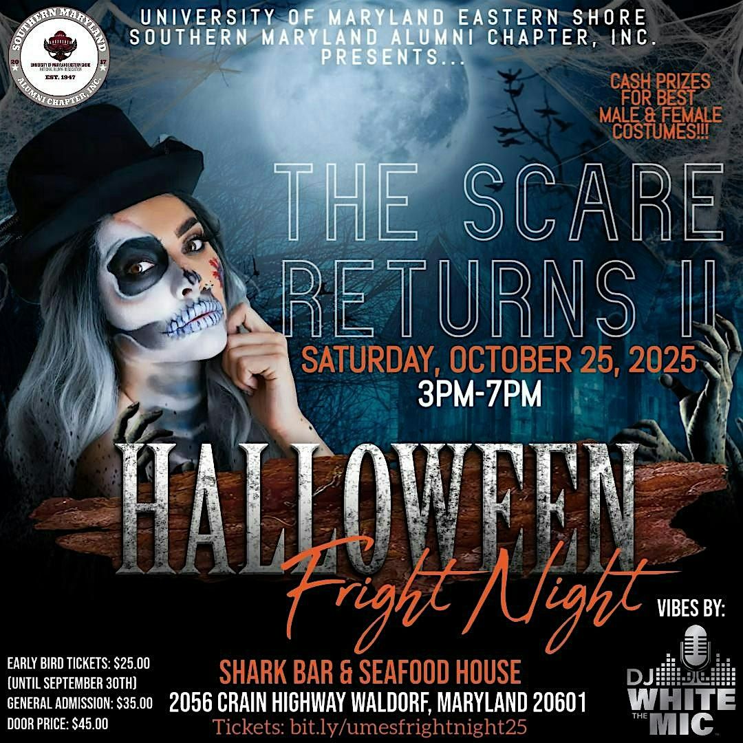 Halloween Fright Night: The Scare Returns II, 25 October | Event in Waldorf | AllEvents