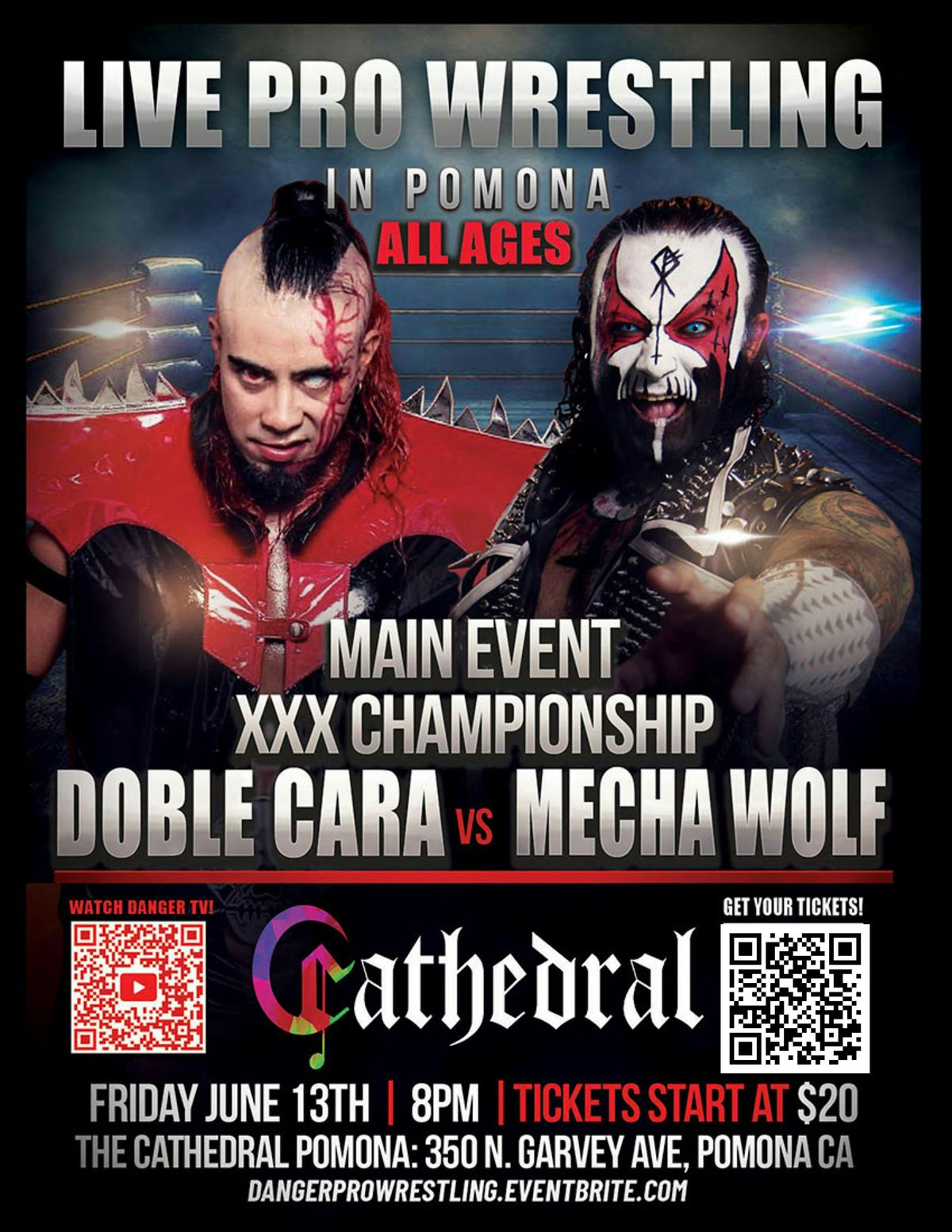Live Pro Wrestling, 13 June | Event in Pomona | AllEvents
