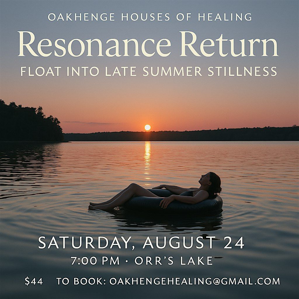 Resonance Return: Float Into Late Summer Stillness Sound Bath, 24 August | Event in Cambridge | AllEvents