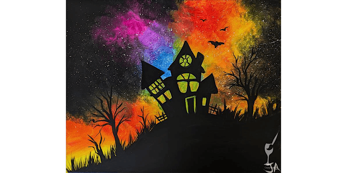 Spooky House on the Hill - Paint and Sip in Houston | Classpop!™, 15 August | Event in Houston | AllEvents