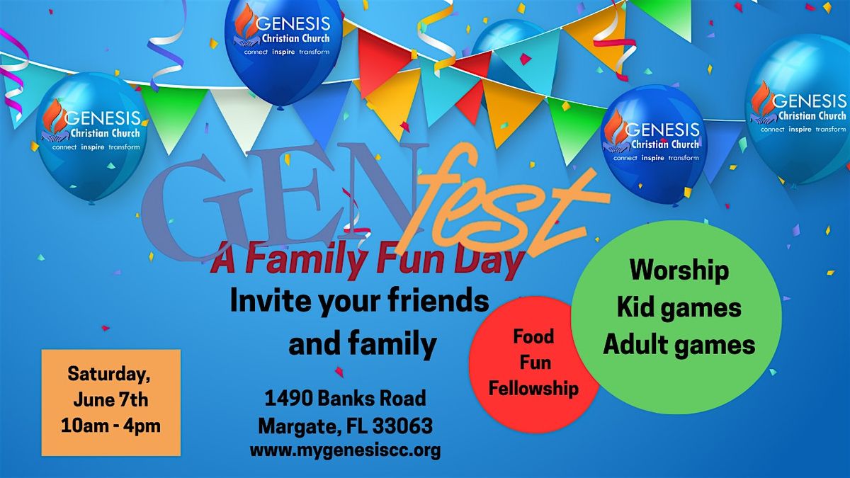 GenFest Family Fun Day, 7 June | Event in Margate | AllEvents