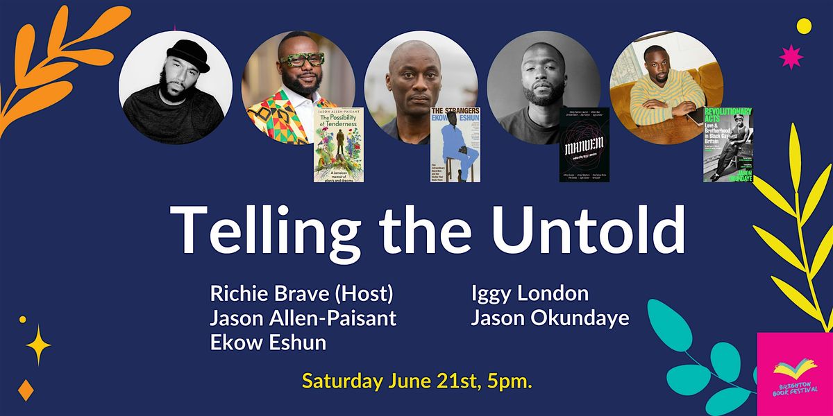 Brighton Book Festival - Telling the Untold, 21 June | Event in Brighton and Hove | AllEvents