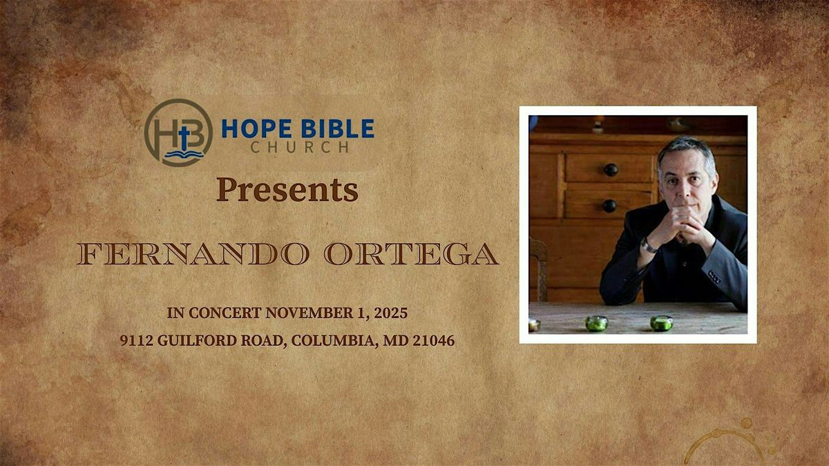 Fernando Ortega Concert| Columbia, MD, 1 November | Event in Columbia | AllEvents
