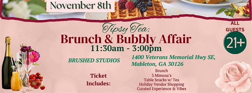 Tipsy Tea: Brunch & Bubbly Affair, 8 November | Event in Mableton | AllEvents