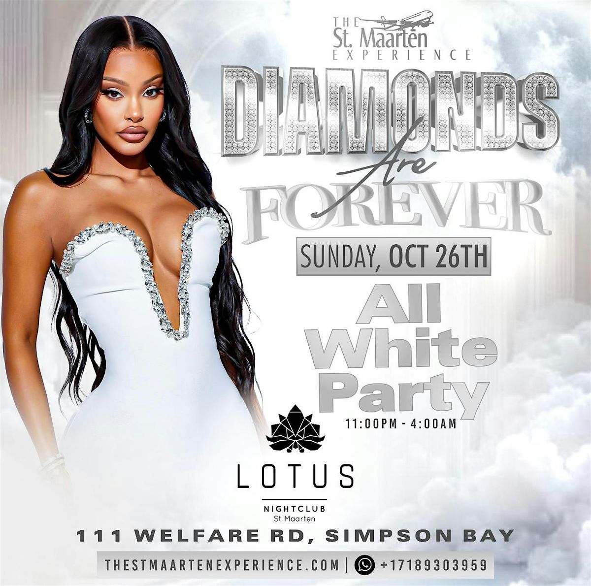 Diamonds Are Forever – The All White Party (St. Maarten 2025), 26 October | Event in Philipsburg | AllEvents