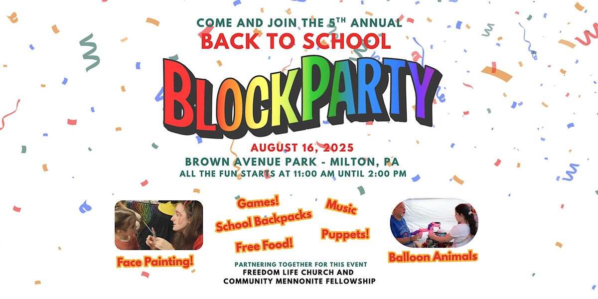 Milton Block Party, 16 August | Event in Milton | AllEvents
