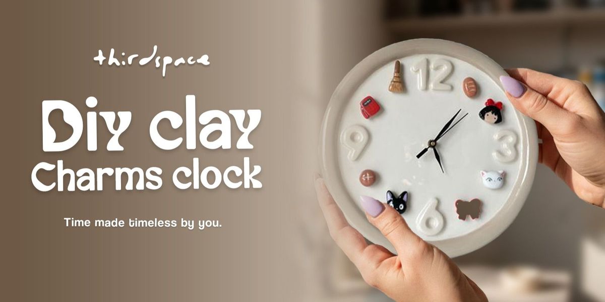 DIY Clay Charms Clock, 20 December | Event in Hyderabad | AllEvents