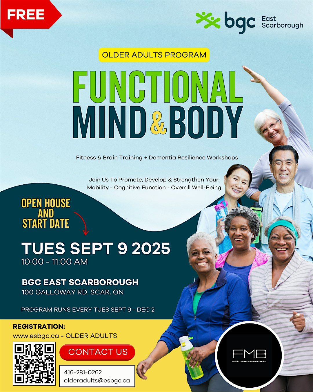 Older Adults Program Functional Mind & Body | Event in Toronto | AllEvents