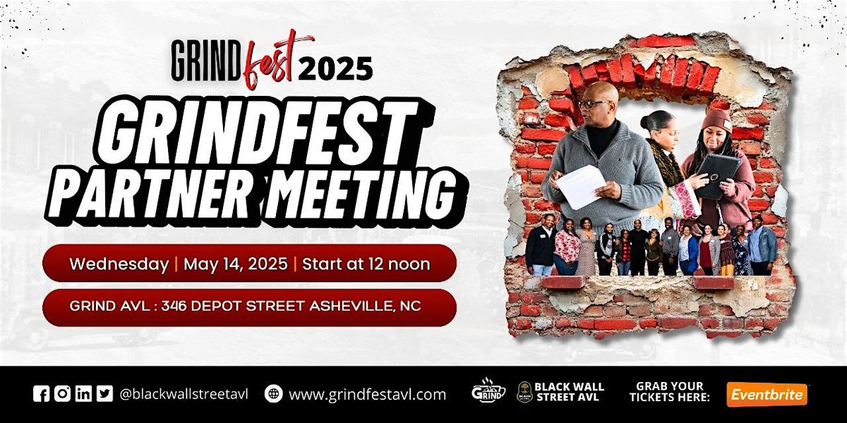 GRINDFest Partner Meeting | Event in Asheville | AllEvents