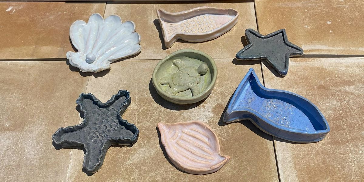 Ceramic Under The Sea Trinket Dish - Intro to Pottery Class, 13 September | Event in West Hollywood | AllEvents