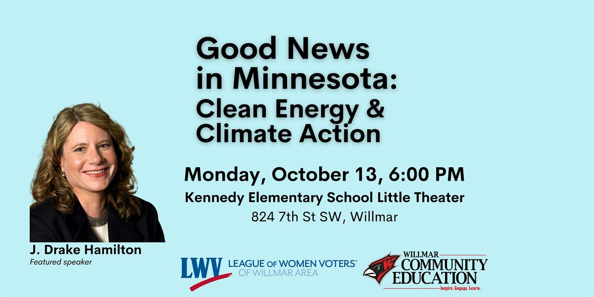 Clean Energy &  Climate Action in Minnesota, 13 October | Event in Willmar | AllEvents