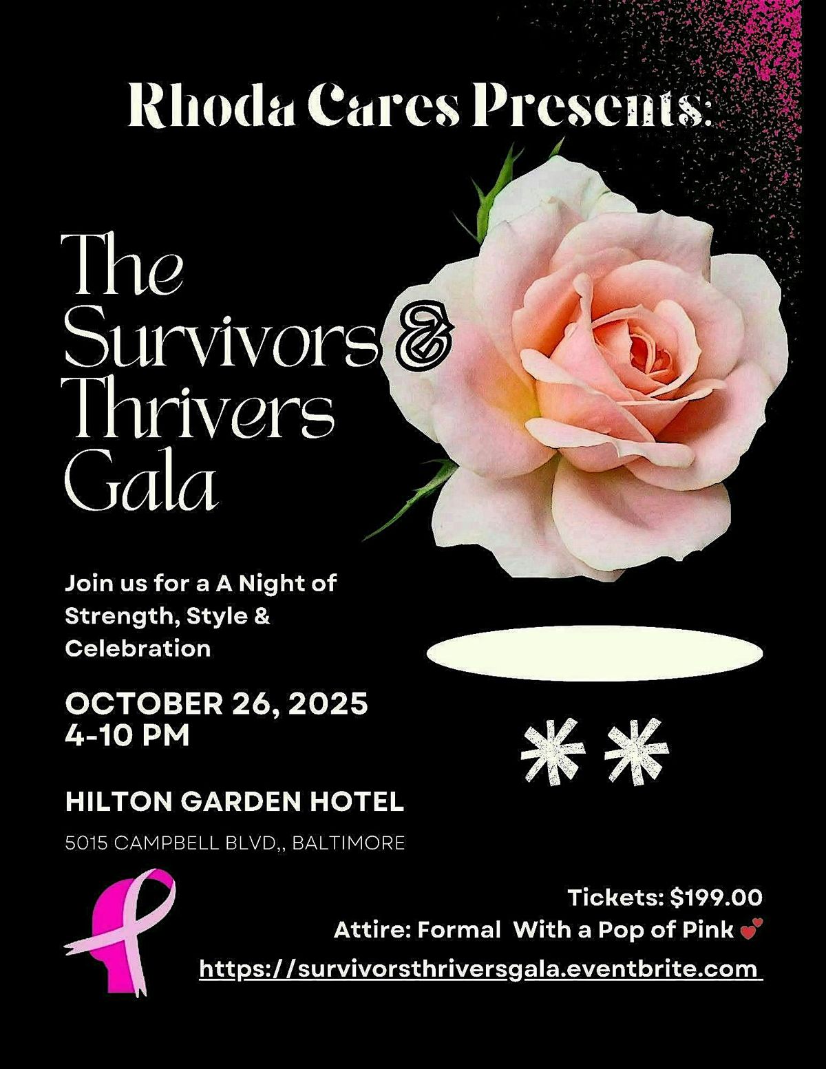 The Survivors & Thrivers Gala, 26 October | Event in Baltimore | AllEvents