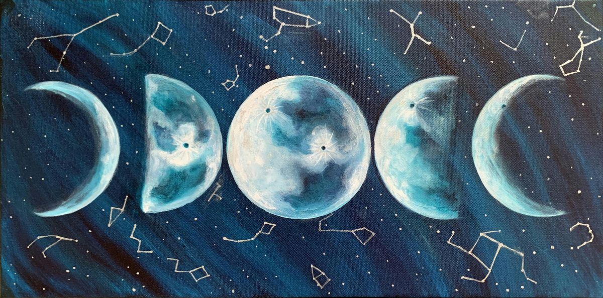 Moon Scapes and Moon Scenes in Acrylics with Jen Livia, 3 August | Event in Ventura | AllEvents