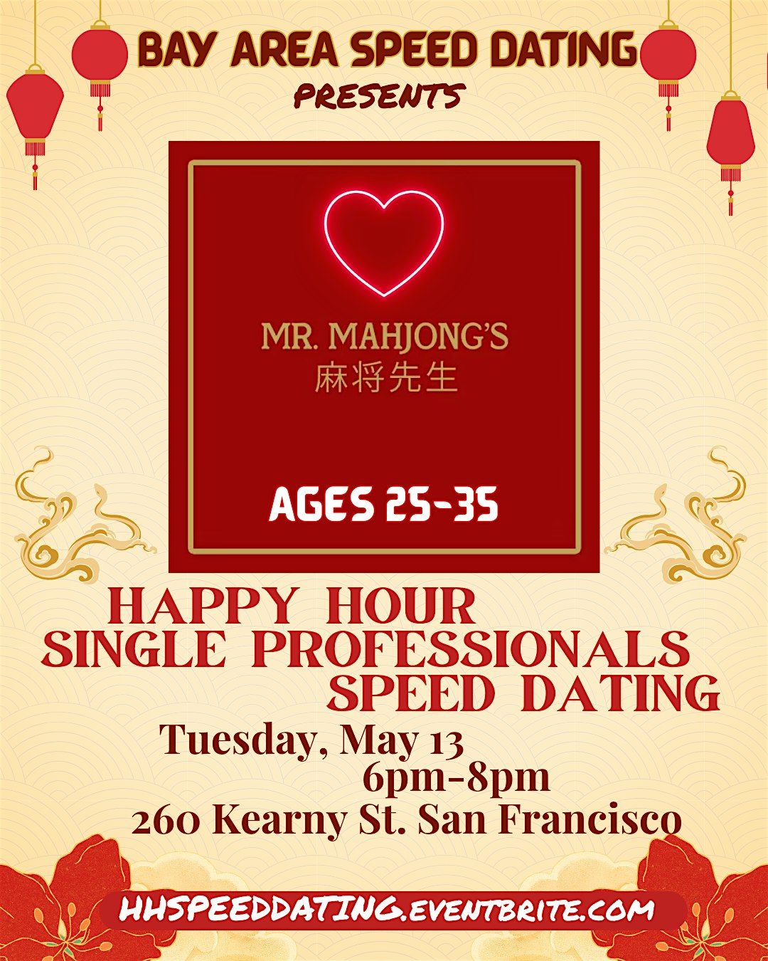 HAPPY HOUR SINGLE PROFESSIONALS SPEED DATING I Ages 25-35, 13 May | Event in San Francisco | AllEvents