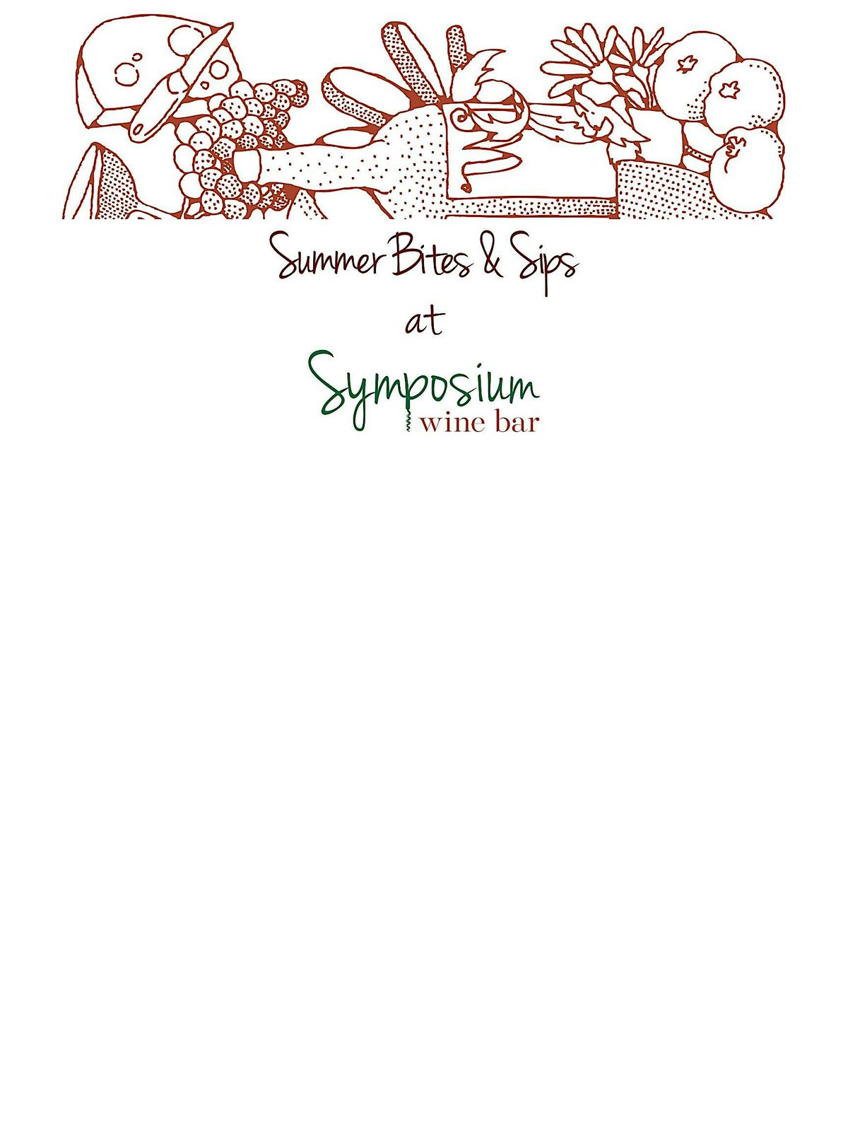 Summer Bites & Sips at Symposium Wine Bar, 24 June | Event in Lancaster | AllEvents