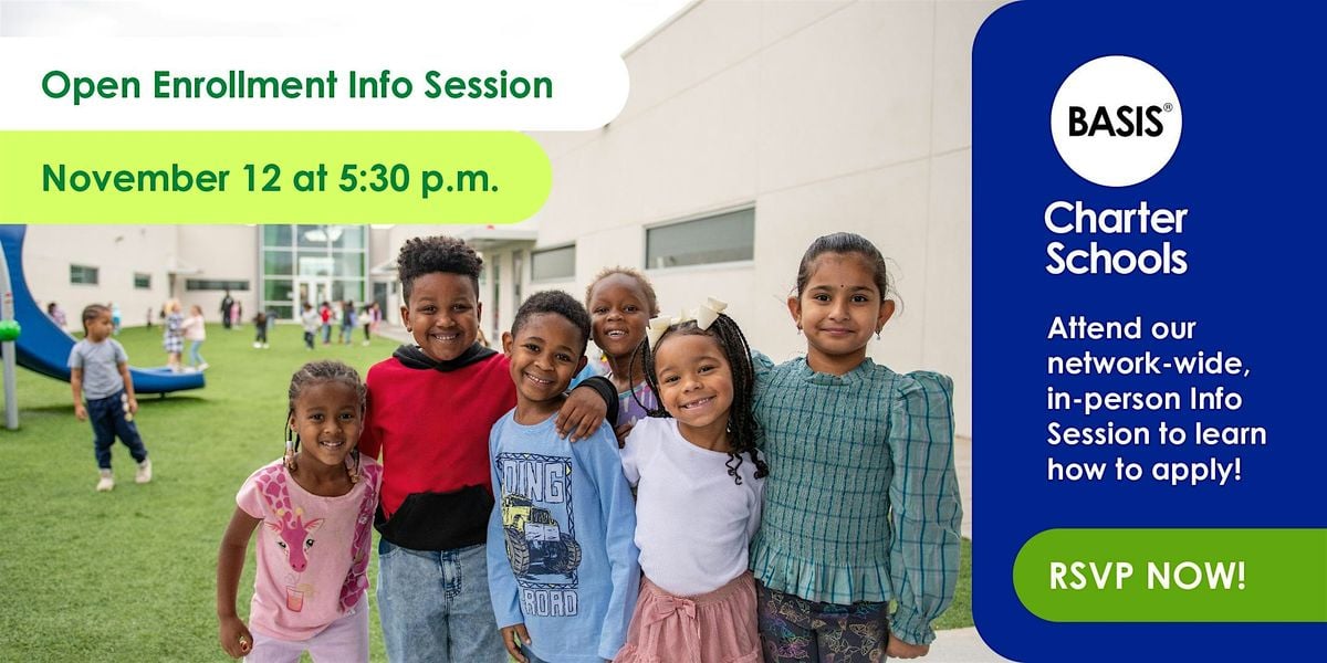 BASIS Baton Rouge Mid City Open Enrollment Info Session, 12 November | Event in Baton Rouge | AllEvents
