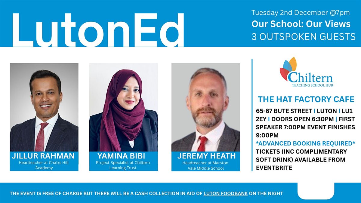 LutonEd, 2 December | Event in Luton | AllEvents