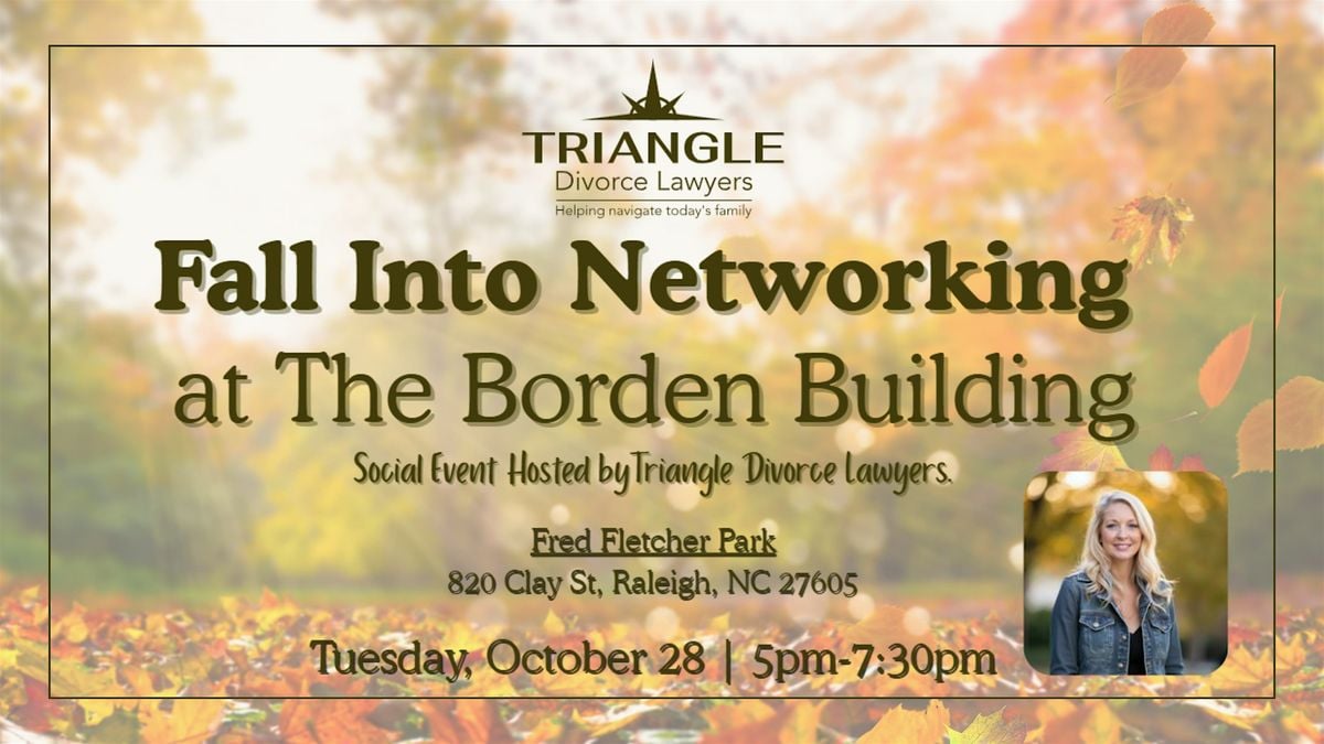 Fall Into Networking Social, 28 October | Event in Raleigh | AllEvents
