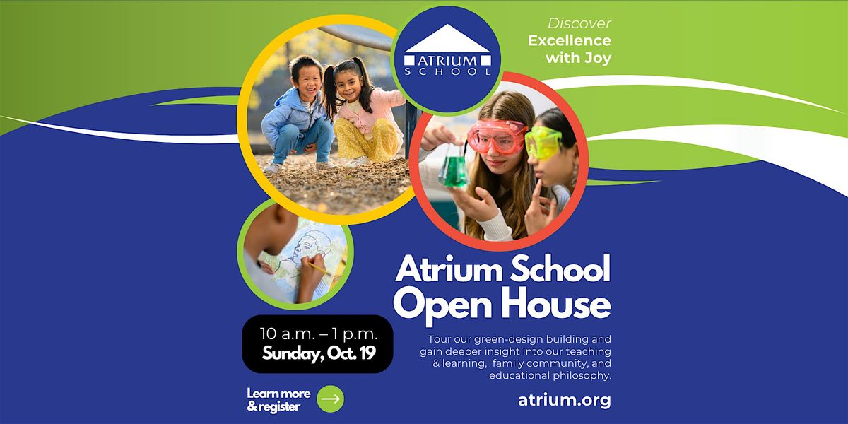 Atrium School's Fall Open House, 19 October | Event in Watertown | AllEvents