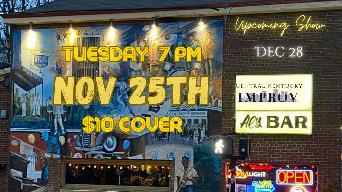 Central Kentucky Improv at Al’s Bar, 25 November | Event in Lexington | AllEvents