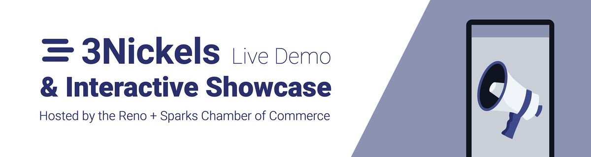 3Nickels Live Demo & Interactive Showcase, 4 June | Event in Reno | AllEvents