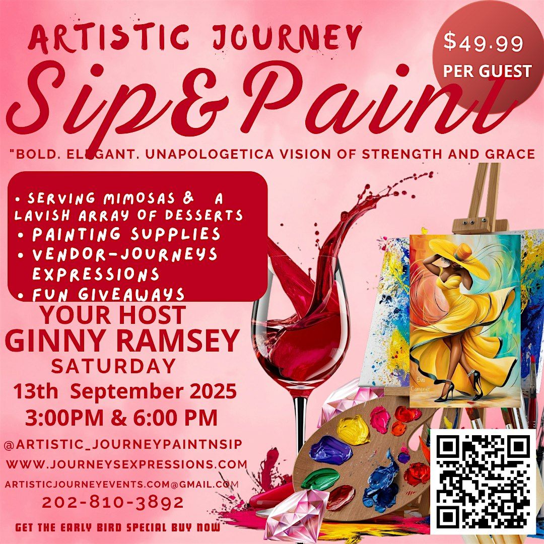 Paint & Sip " Vison of Strength and Grace", 13 September | Event in Columbia | AllEvents