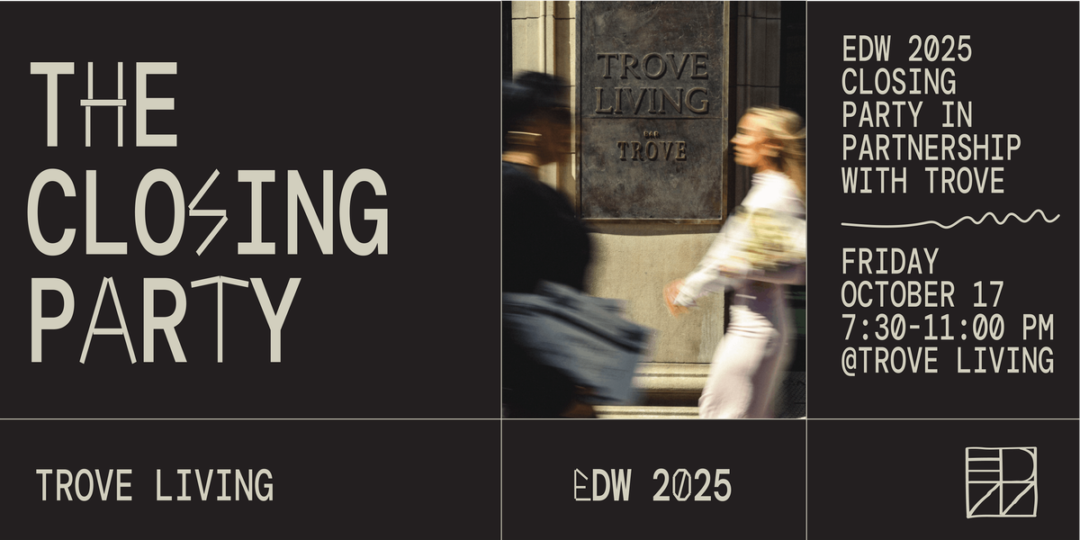 Edmonton Design Week 2025: The Closing Night at Trove, 17 October | Event in Edmonton | AllEvents