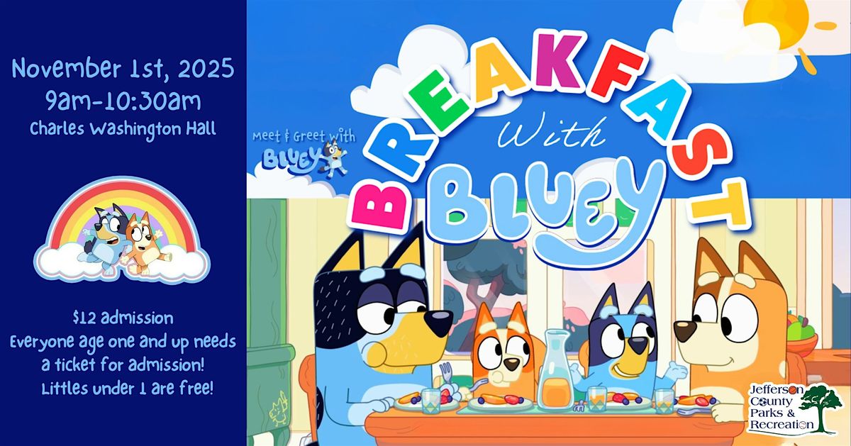 Breakfast with Bluey, 1 November | Event in Charles Town | AllEvents