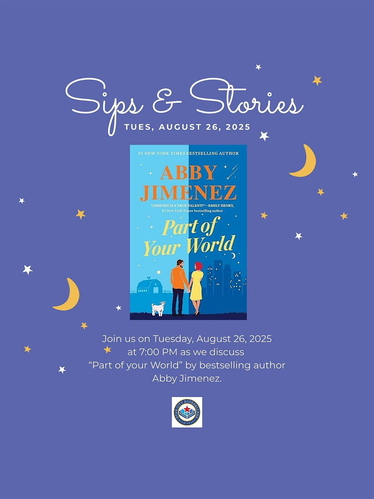 August Sips & Stories-Part of Your World, 26 August | Event in Miamisburg | AllEvents