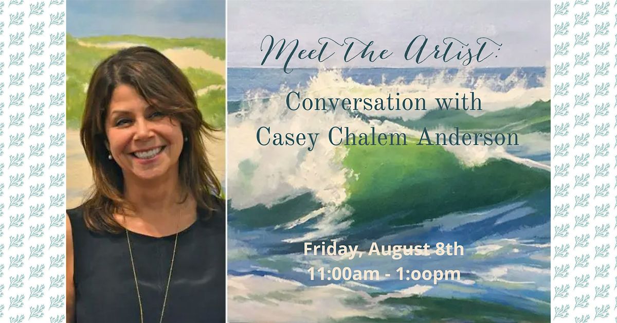 Meet the Artist: Conversation with Casey Chalem Anderson, 8 August | Event in Southampton | AllEvents