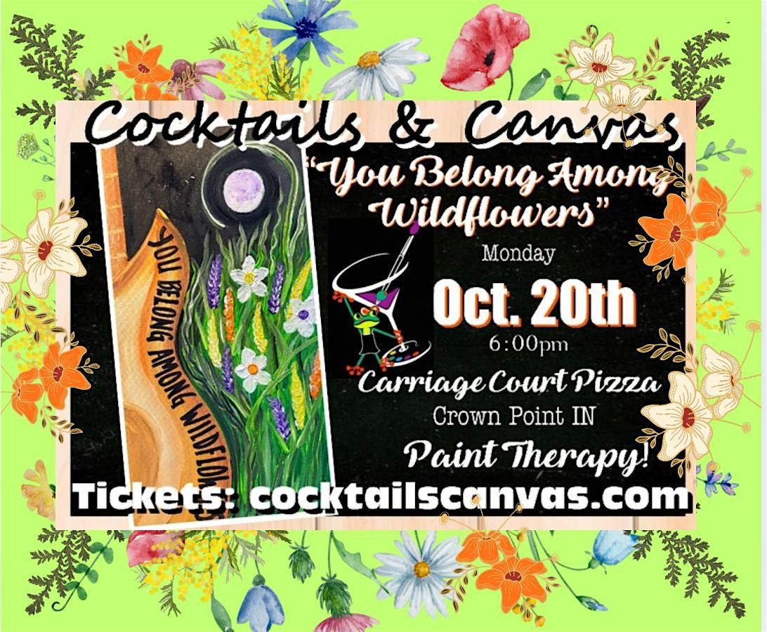 Tom Petty Tribute Painting Event "You Belong Among Wildflowers" Paint & Sip, 20 October | AllEvents