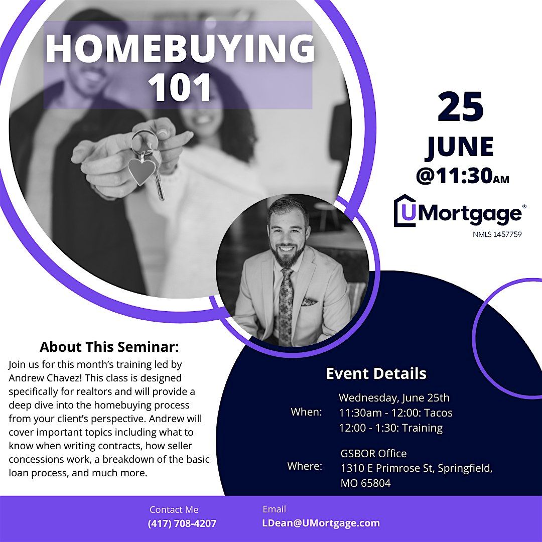 Tacos & Training: Homebuying 101, 25 June | Event in Springfield | AllEvents